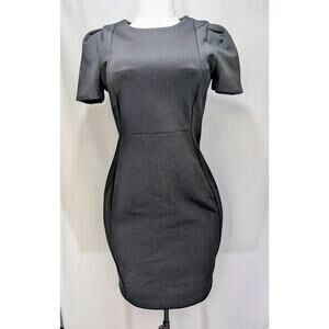 Calvin Klein Black‎ Short Sleeve Sheath Dress Size 10